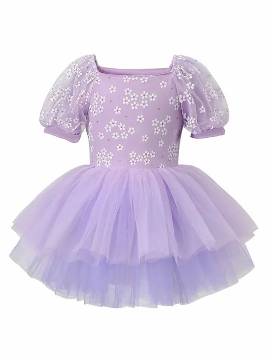 Amazon Other - NWT Amazon Girls Purple Floral Tutu Dance dress!